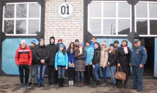 Ознакомительная экскурсия в пожарной части
