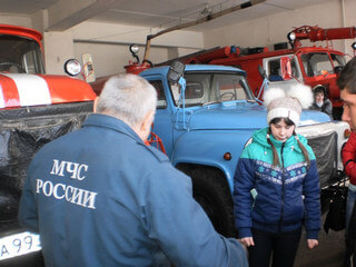 Экскурсия в пожарно – спасательном гарнизоне